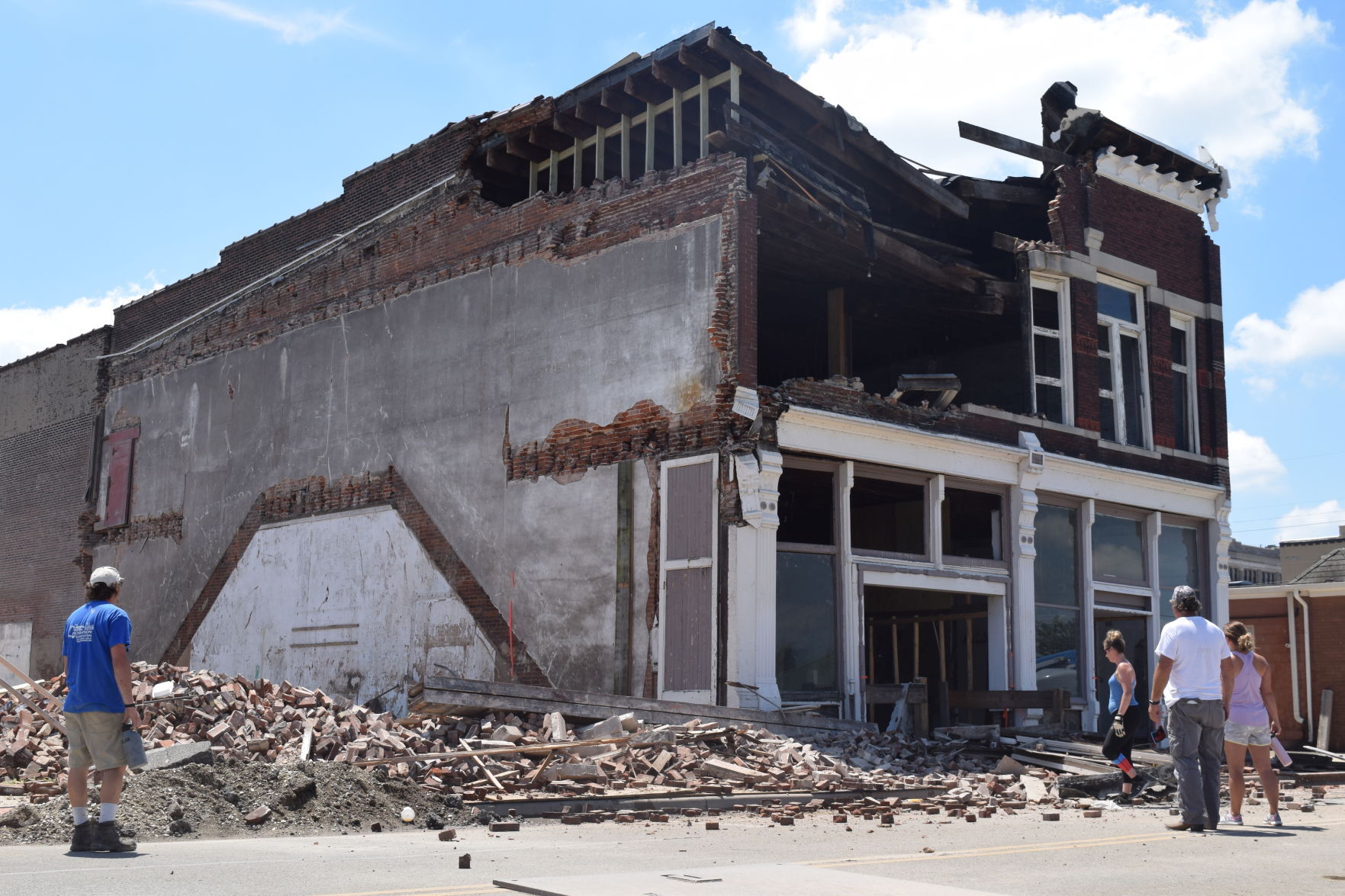 Second Street building demolished